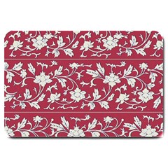 Floral Pattern Background Large Doormat 