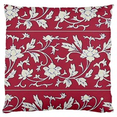 Floral Pattern Background Large Cushion Case (two Sides)