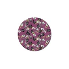 Beautiful Floral Pattern Background Golf Ball Marker (4 Pack)