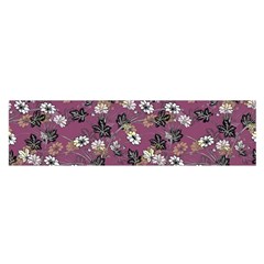 Beautiful Floral Pattern Background Satin Scarf (oblong)