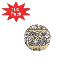 Floral Pattern Background 1  Mini Magnets (100 Pack) 