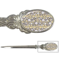 Floral Pattern Background Letter Opener