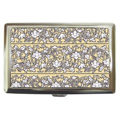 Floral Pattern Background Cigarette Money Case