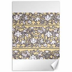 Floral Pattern Background Canvas 12  X 18 