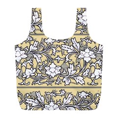 Floral Pattern Background Full Print Recycle Bag (l) by Sudhe