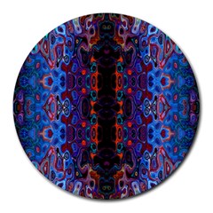 Kaleidoscope Art Pattern Ornament Round Mousepads