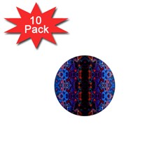 Kaleidoscope Art Pattern Ornament 1  Mini Magnet (10 Pack) 