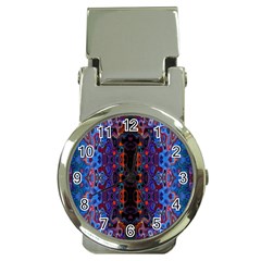 Kaleidoscope Art Pattern Ornament Money Clip Watches