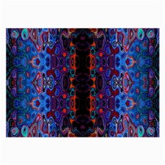 Kaleidoscope Art Pattern Ornament Large Glasses Cloth (2-side)