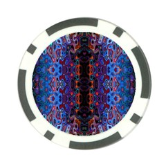 Kaleidoscope Art Pattern Ornament Poker Chip Card Guard