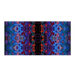 Kaleidoscope Art Pattern Ornament Satin Wrap