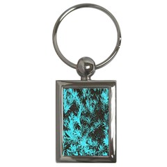 Blue Etched Background Key Chains (rectangle) 