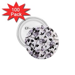 Floral Pattern Background 1 75  Buttons (100 Pack) 