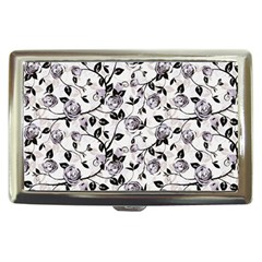 Floral Pattern Background Cigarette Money Case