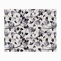 Floral Pattern Background Small Glasses Cloth