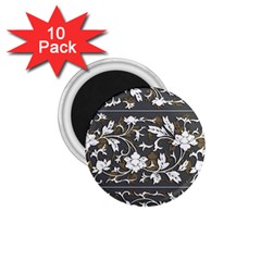 Floral Pattern Background 1 75  Magnets (10 Pack) 