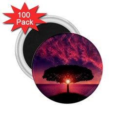 Flight Landscape Nature Sky 2 25  Magnets (100 Pack) 