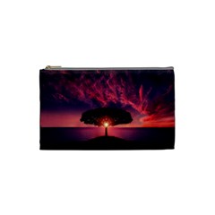 Flight Landscape Nature Sky Cosmetic Bag (small) by Sudhe