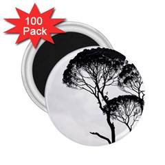 Silhouette Photo Of Trees 2 25  Magnets (100 Pack) 