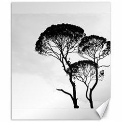 Silhouette Photo Of Trees Canvas 8  X 10 