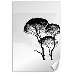 Silhouette Photo Of Trees Canvas 20  X 30 