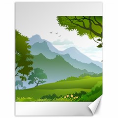 Forest Landscape Photography Illustration Canvas 18  X 24 