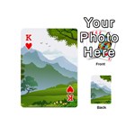 Forest Landscape Photography Illustration Playing Cards 54 (Mini) Front - HeartK