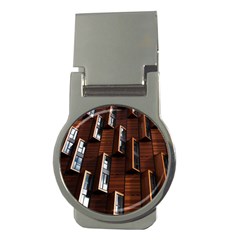 Abstract Architecture Building Business Money Clips (round) 