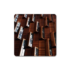 Abstract Architecture Building Business Square Magnet