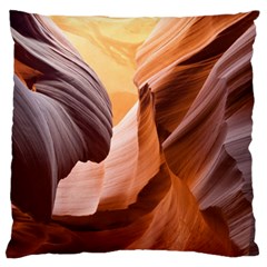 Light Landscape Nature Red Large Flano Cushion Case (one Side) by Sudhe