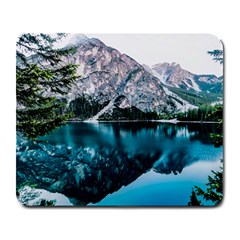 Daylight Forest Glossy Lake Large Mousepads by Sudhe