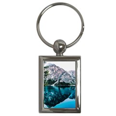 Daylight Forest Glossy Lake Key Chains (rectangle) 