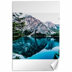 Daylight Forest Glossy Lake Canvas 20  X 30 