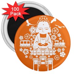 Taiwan Changhua Wikiproject 3  Magnets (100 Pack)