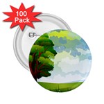 Landscape Nature Natural Sky 2.25  Buttons (100 pack)  Front
