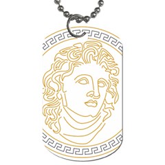 Apollo Design Draw Vector Nib Dog Tag (two Sides)