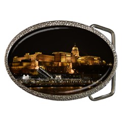 Budapest Buda Castle Building Scape Belt Buckles