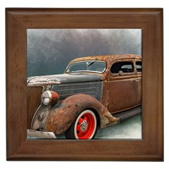 Auto Old Car Automotive Retro Framed Tiles