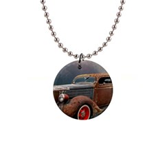 Auto Old Car Automotive Retro 1  Button Necklace