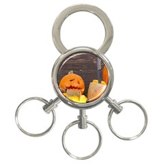 Old Crumpled Pumpkin 3-ring Key Chains by rsooll