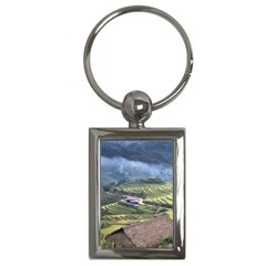 Rock Scenery The H Mong People Home Key Chains (rectangle) 