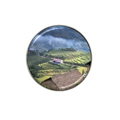 Rock Scenery The H Mong People Home Hat Clip Ball Marker