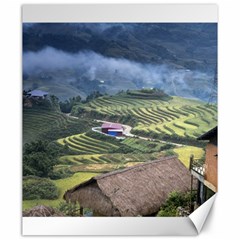 Rock Scenery The H Mong People Home Canvas 20  X 24 