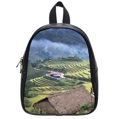 Rock Scenery The H Mong People Home School Bag (small) by Sudhe