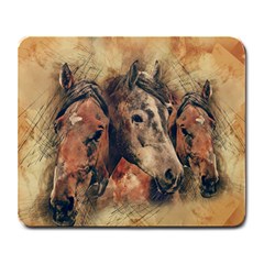 Head Horse Animal Vintage Large Mousepads