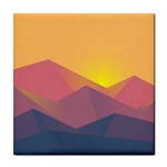 Image Sunset Landscape Graphics Tile Coasters Front