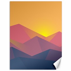 Image Sunset Landscape Graphics Canvas 36  X 48 