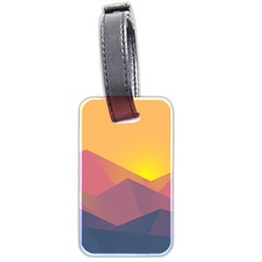 Image Sunset Landscape Graphics Luggage Tags (two Sides)