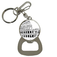 Line Art Architecture Bottle Opener Key Chains