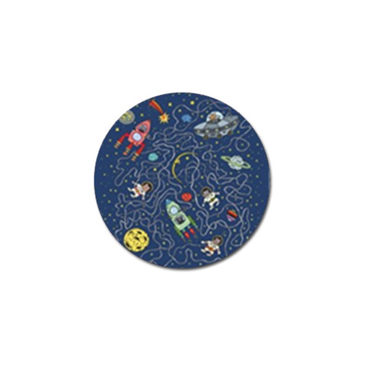 Cat Cosmos Cosmonaut Rocket Golf Ball Marker (4 pack)